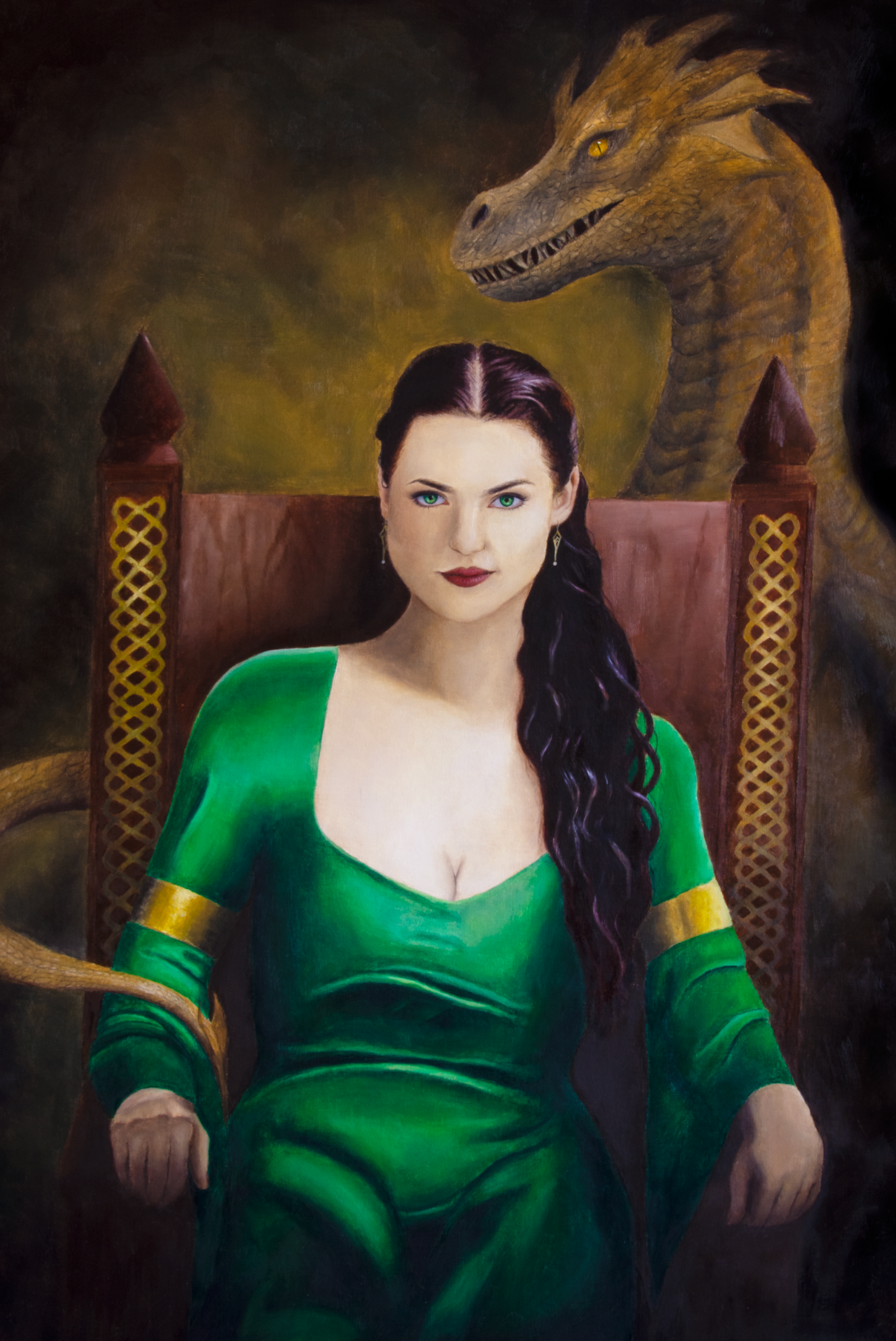 mistress of dragon art print